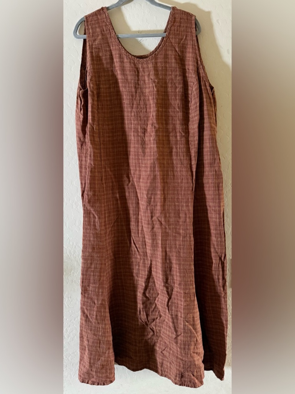Flax, size 2G, linen midi sleeveless dress